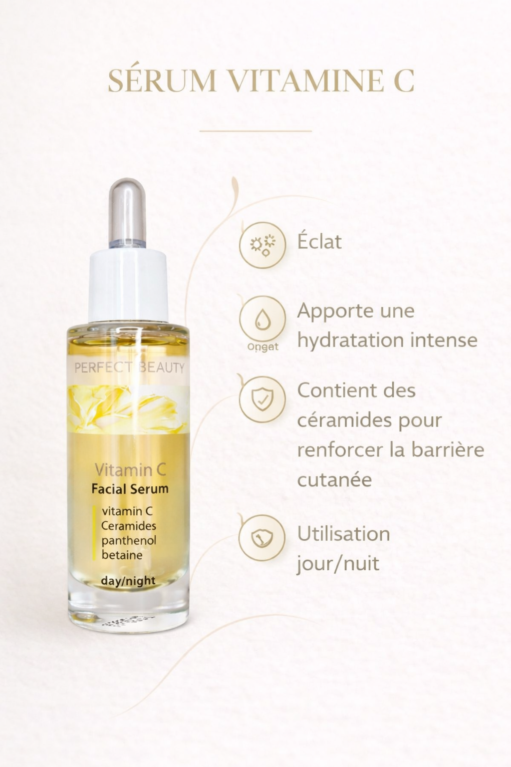Coffret Massage Visage & Sérum Vitamine C