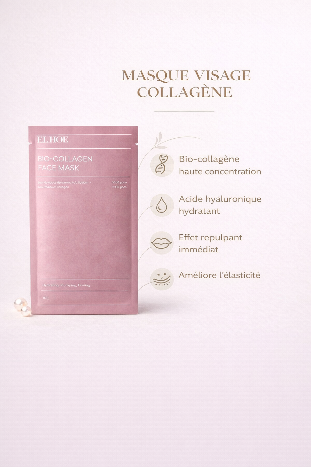 Masque visage Collagène