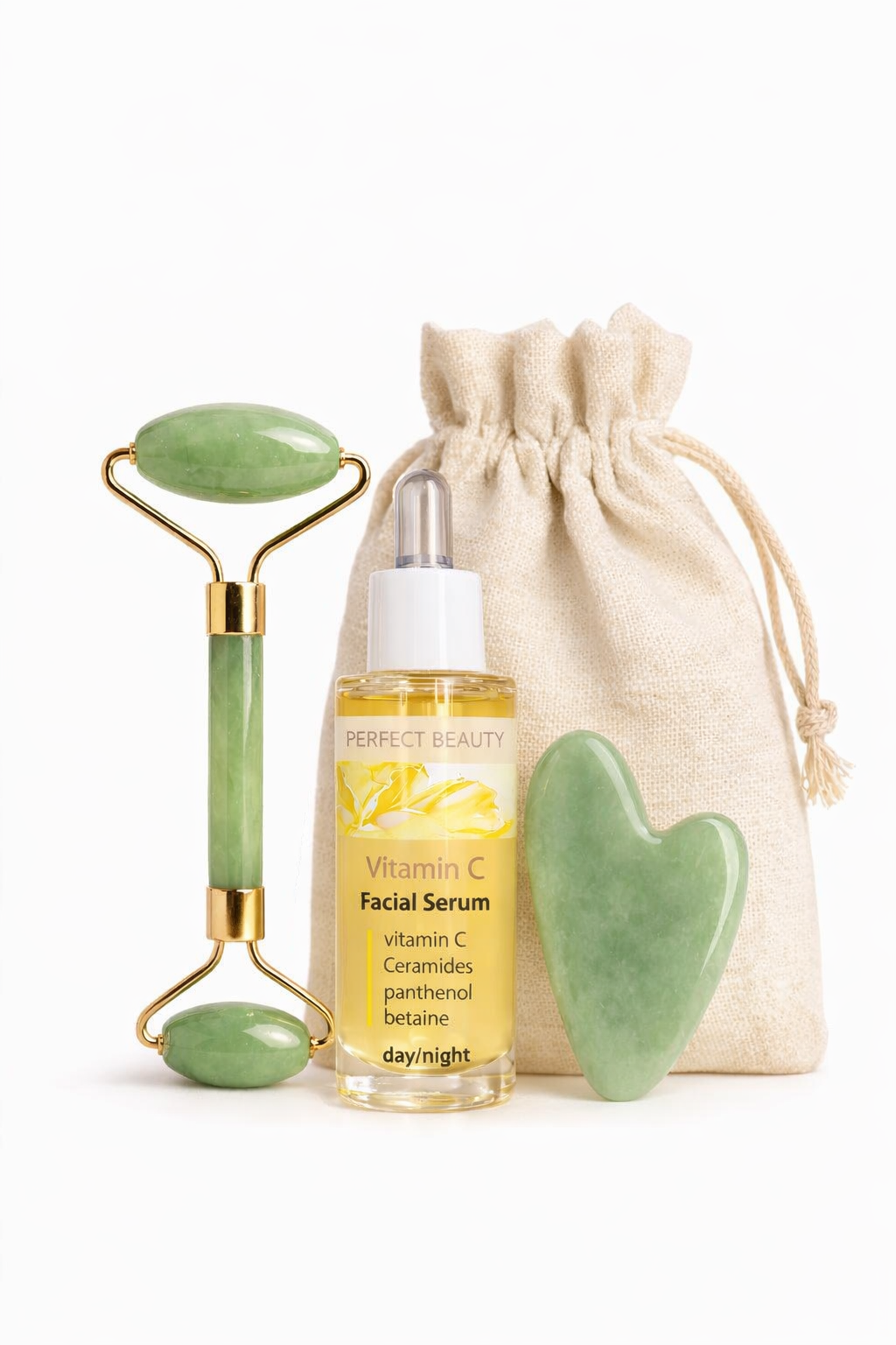 Coffret Massage Visage & Sérum Vitamine C