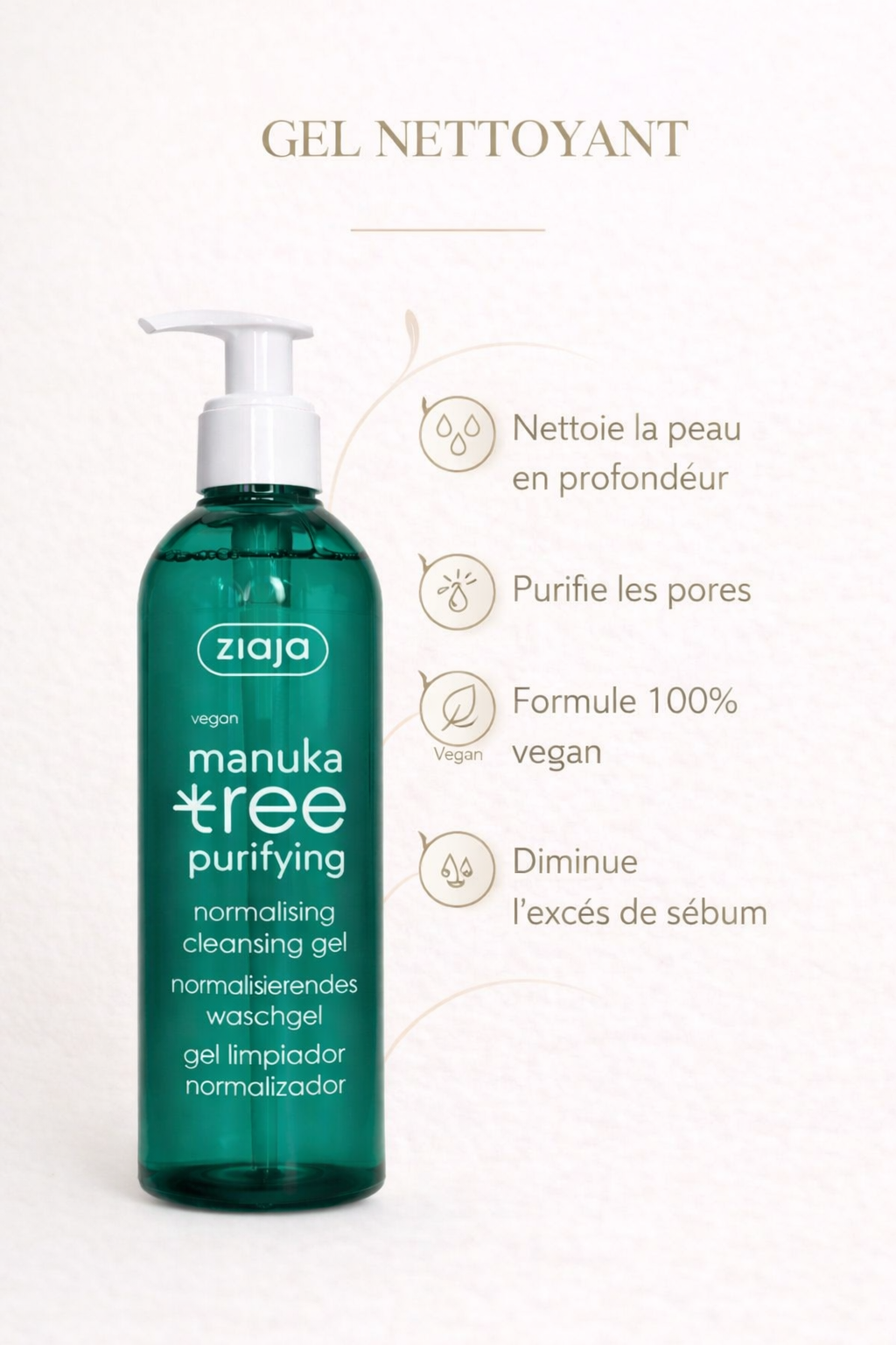 Gel Nettoyant Purifiant Manuka Tree