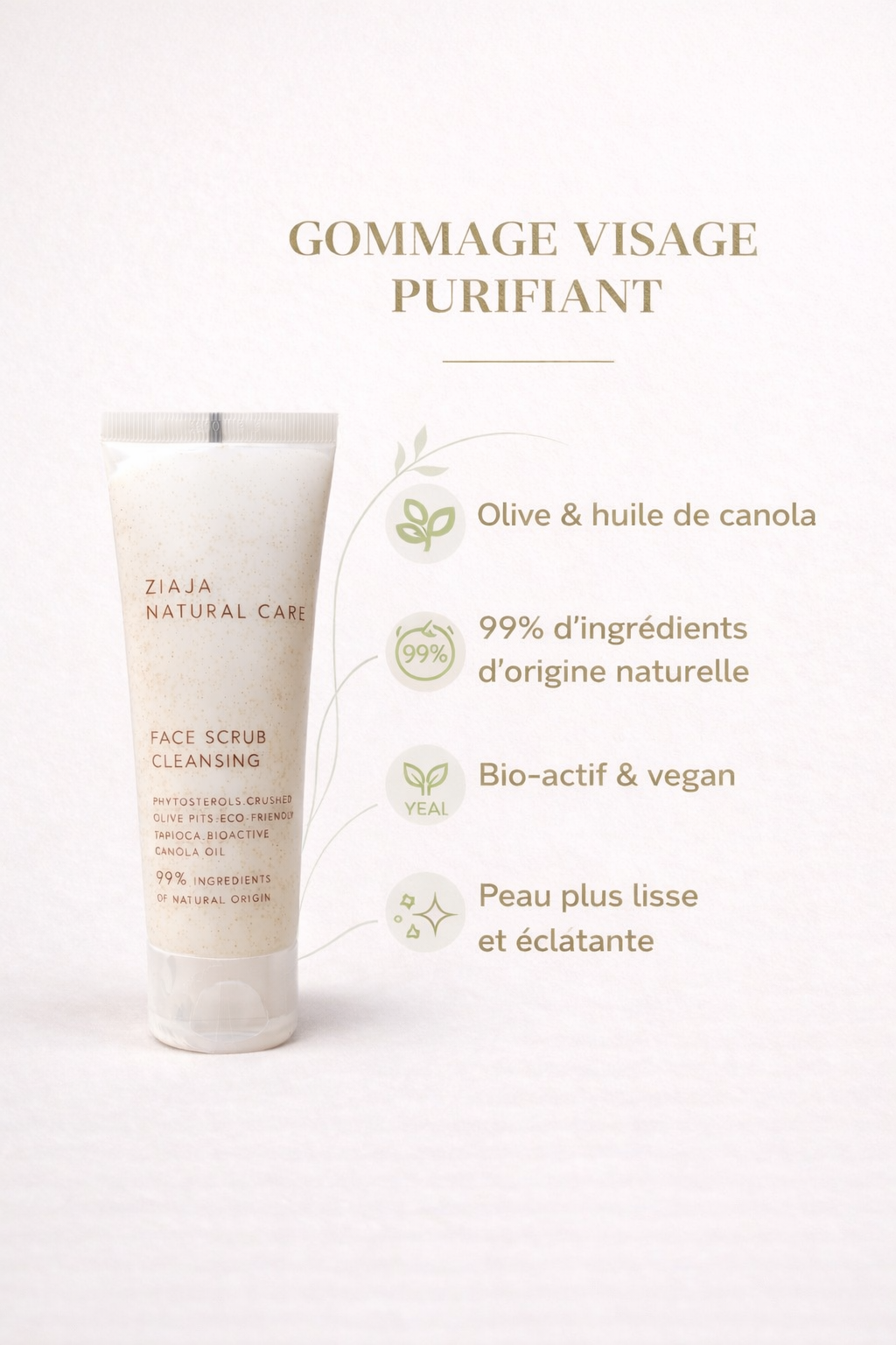 Gommage Nettoyant Visage Naturel